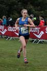 Danielle Elliott (Birtley) 1st leg runner in the under-17 women, National Cross Country Relays, Berry Hill Park, Mansfield. Photo: David T. Hewitson/Sports for All Pics
